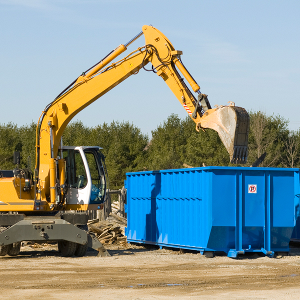 are there any restrictions on where a residential dumpster can be placed in Richmond